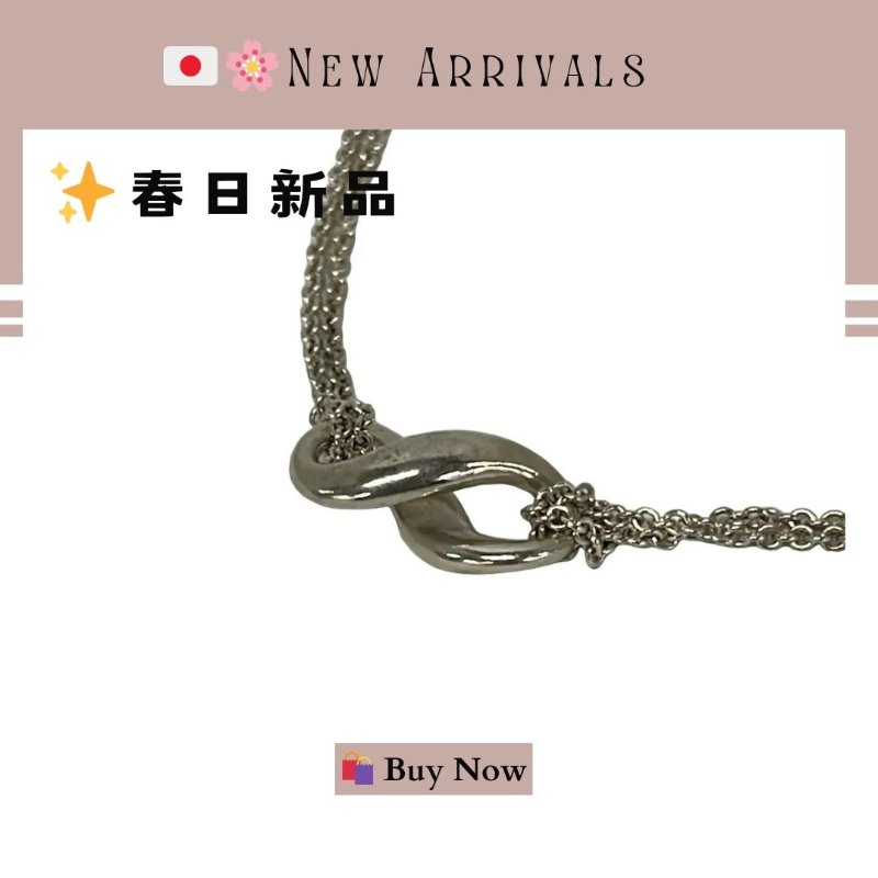🛍️🎁 26 🔥 4月新品上架 💘Tiffany & Co. 經典款八字形項鍊🔥 熱賣款 經典款頸鏈 Tiffany NECKLACE-3