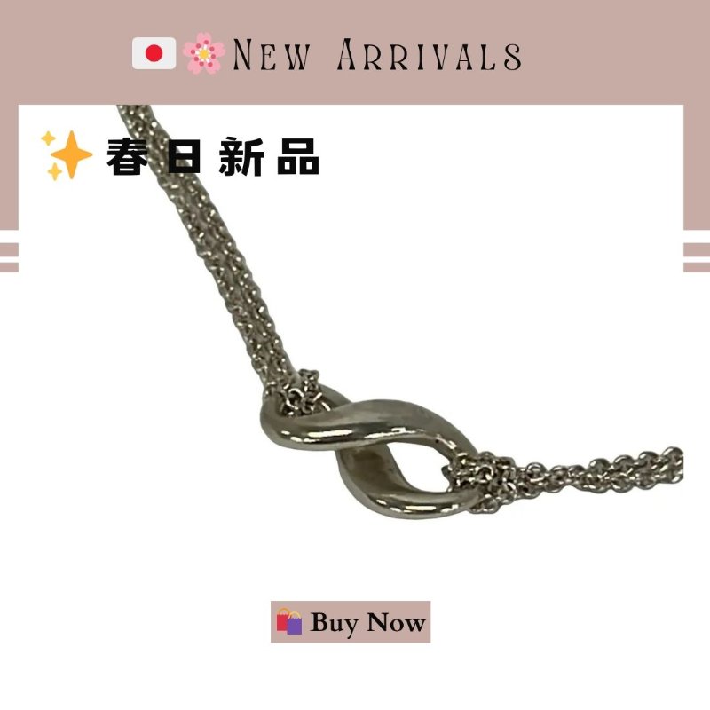 🛍️🎁 26 🔥 4月新品上架 💘Tiffany & Co. 經典款八字形項鍊🔥 熱賣款 經典款頸鏈 Tiffany NECKLACE-5