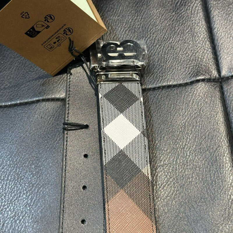 💎Han's house精品服飾💎Burberry 皮帶 雙面用 意大利製 寬3.5 現貨-1