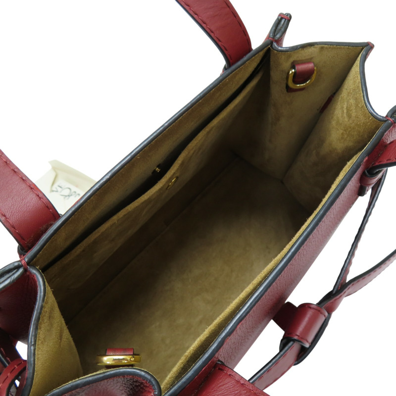 紅色 牛皮 Gate 兩用包【LOEWE 羅威】 321.12.Z99-4