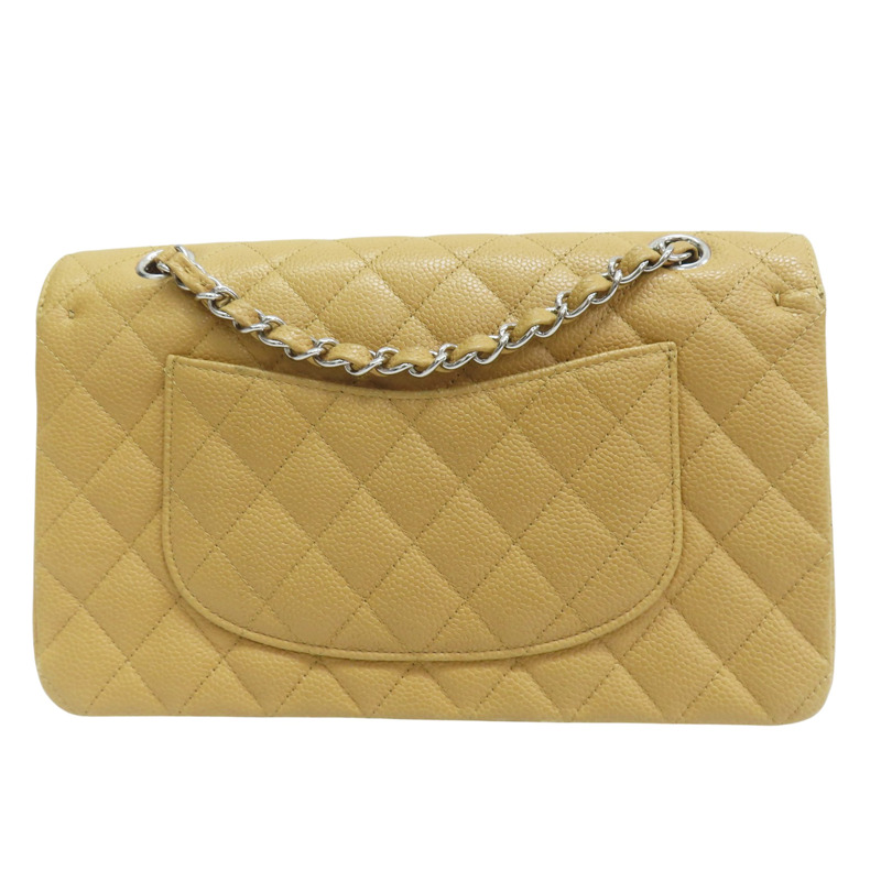 駝色 菱格紋 荔枝牛皮 Coco25 鍊帶 肩背包【CHANEL 香奈兒】 A01112-1