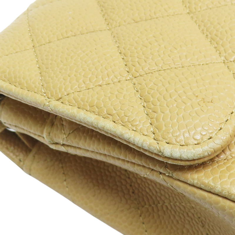 駝色 菱格紋 荔枝牛皮 Coco25 鍊帶 肩背包【CHANEL 香奈兒】 A01112-14