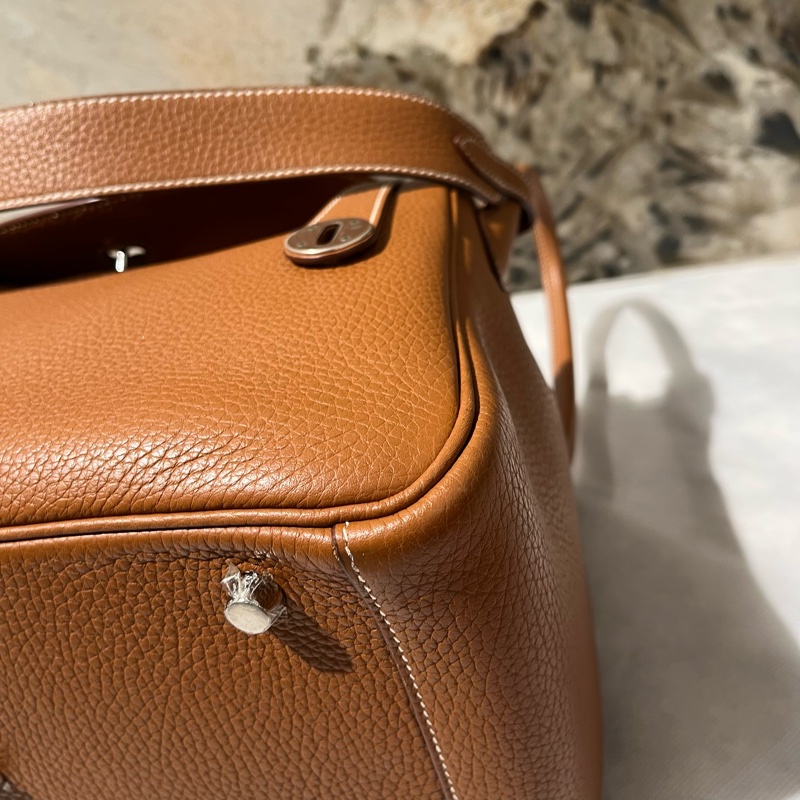 Hermes金棕銀釦Lindy 30-4