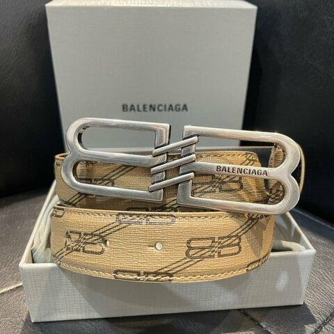 💎Han's house精品服飾💎 Balenciaga 巴黎世家 皮帶 寬 3 cm 現貨80