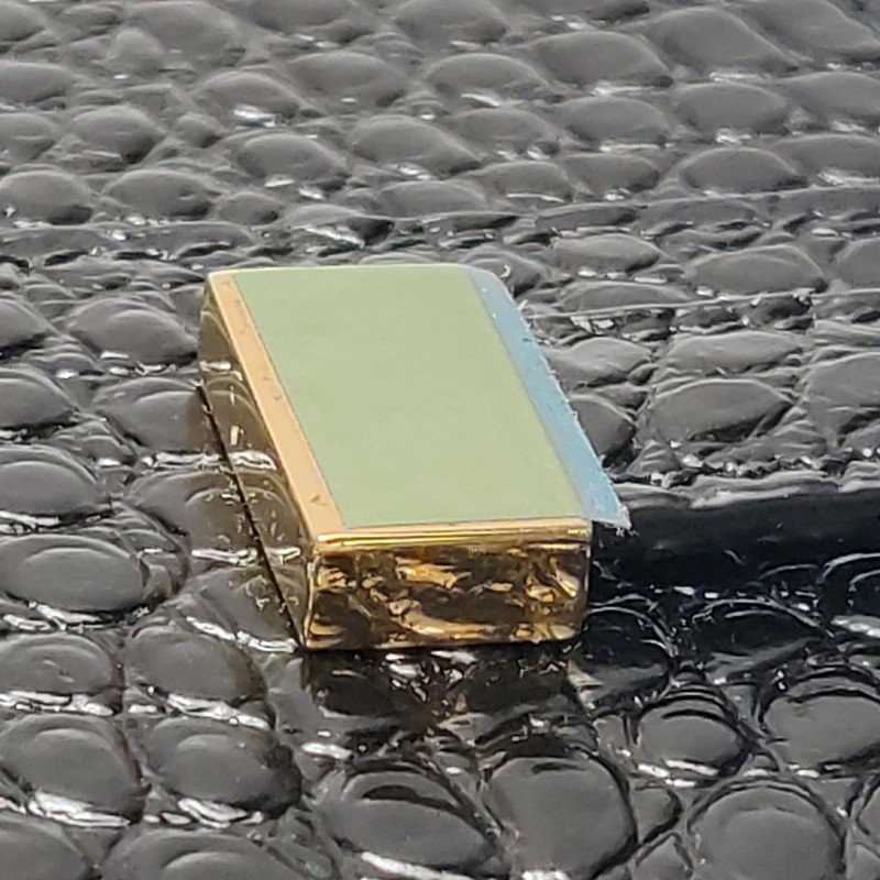 Saint Laurent Manhattan牛皮鱷魚紋純色金屬鎖 扣單肩包-13