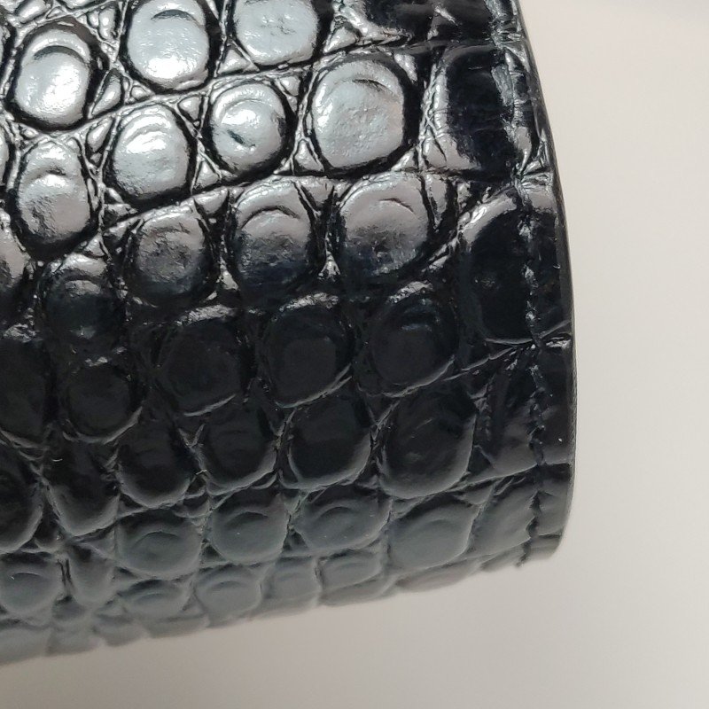 Saint Laurent Manhattan牛皮鱷魚紋純色金屬鎖 扣單肩包-14