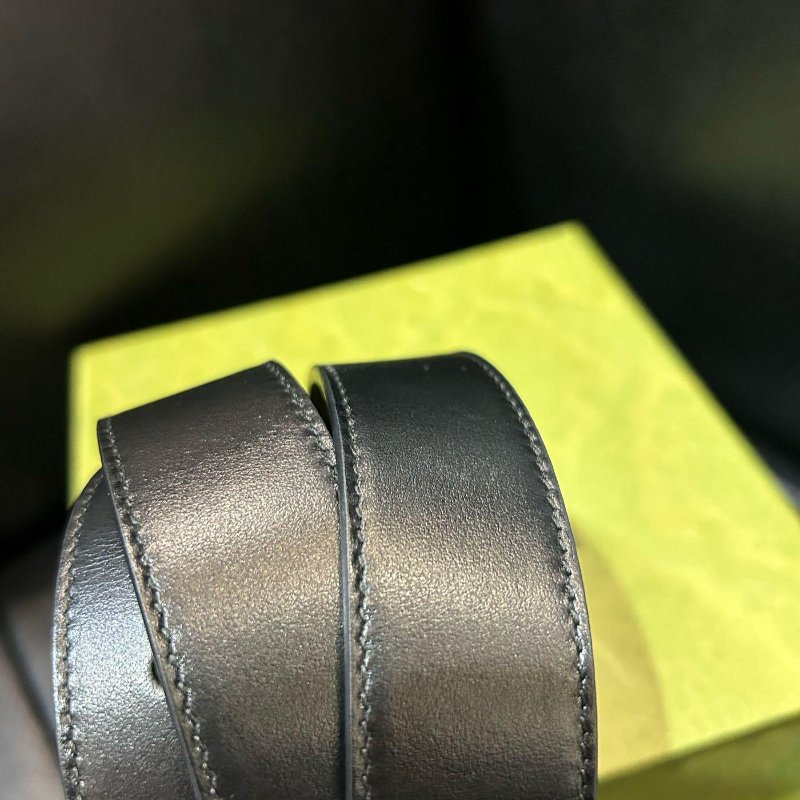 💎Han's house精品服飾💎GUCCI 金屬 LOGO 腰帶 皮帶 義大利製 寬3cm 現貨75-4