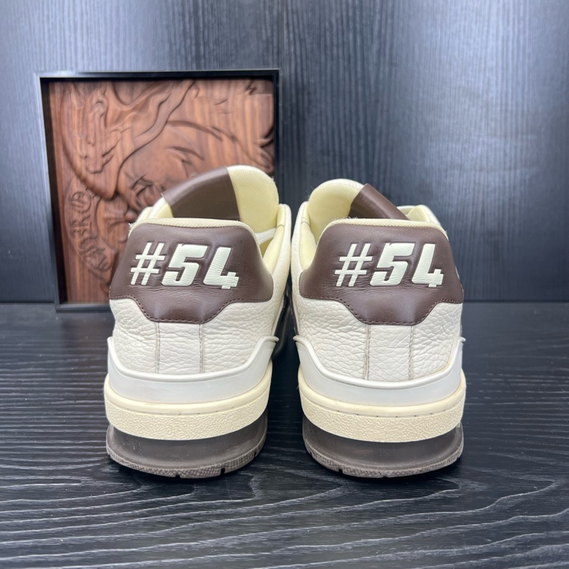 Louis Vuitton路易威登 trainer 白棕棋盤格 42碼-2