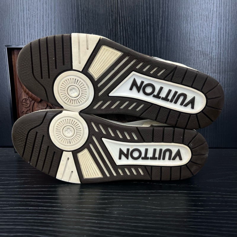 Louis Vuitton路易威登 trainer 白棕棋盤格 42碼-8