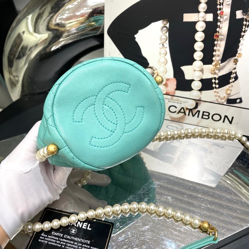 Chanel香奈儿 薄荷色小羊皮-2