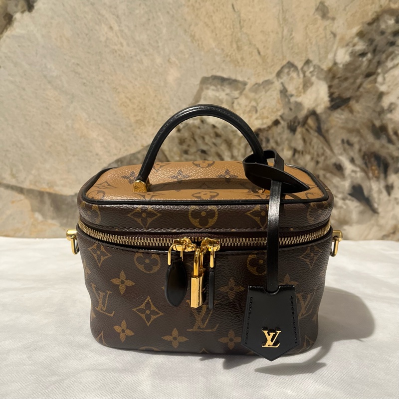 Louis Vuitton 雙拼色Monogram Vanity化妝包-0