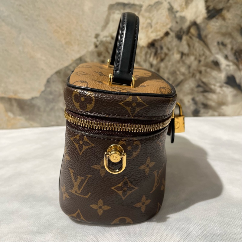 Louis Vuitton 雙拼色Monogram Vanity化妝包-3