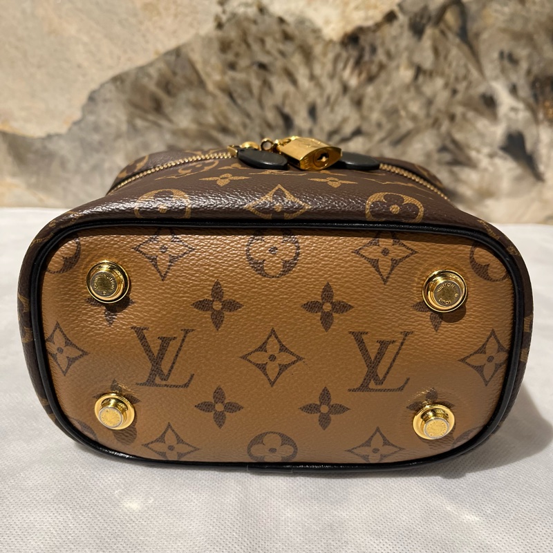 Louis Vuitton 雙拼色Monogram Vanity化妝包-5