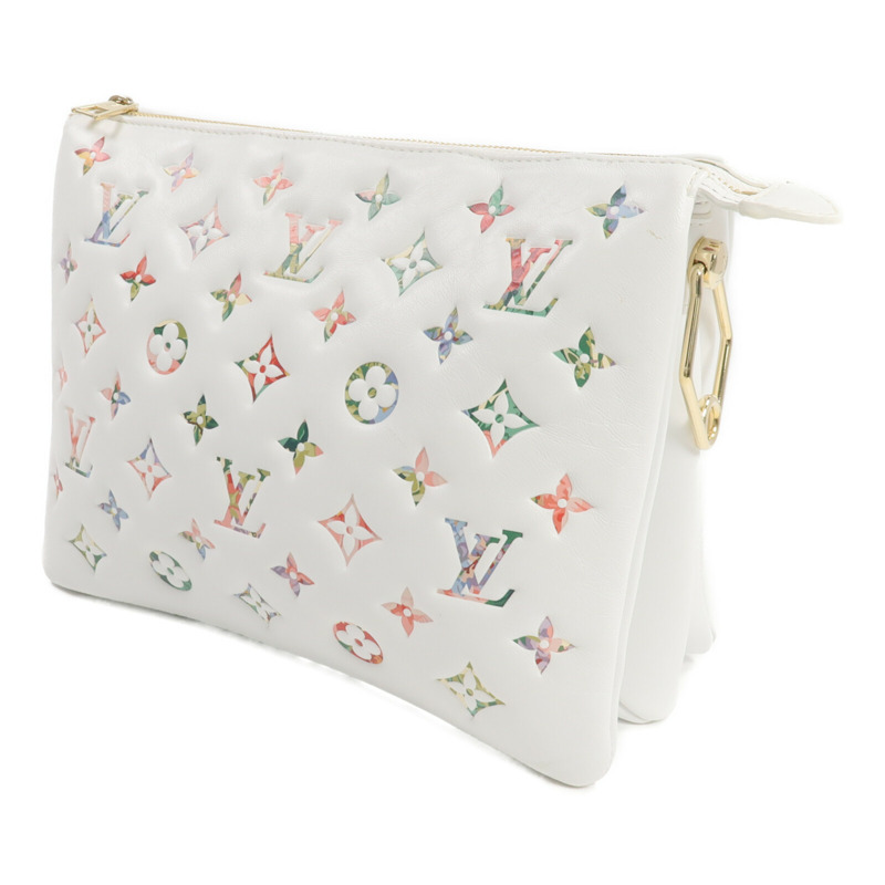 LOUIS VUITTON 羊皮皮革Coussin PM金扣手挽肩背兩用袋-2