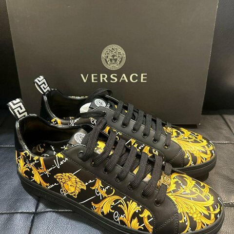 💎Han's house精品服飾💎VERSACE 凡賽斯 女神頭 巴洛克 鞋 現貨30CM
