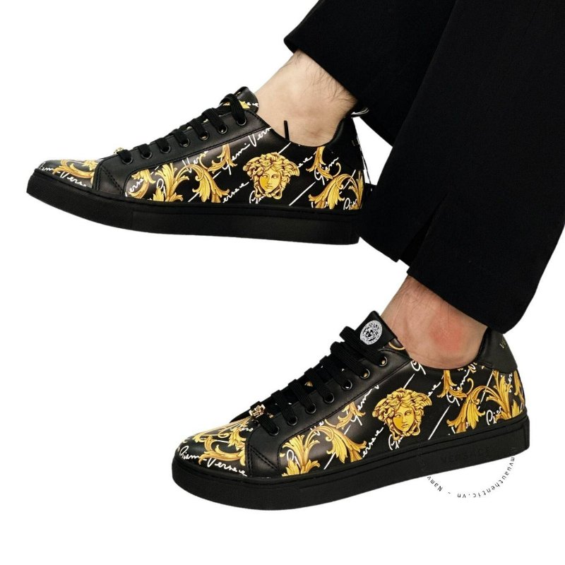 💎Han's house精品服飾💎VERSACE 凡賽斯 女神頭 巴洛克 鞋 現貨30CM-1