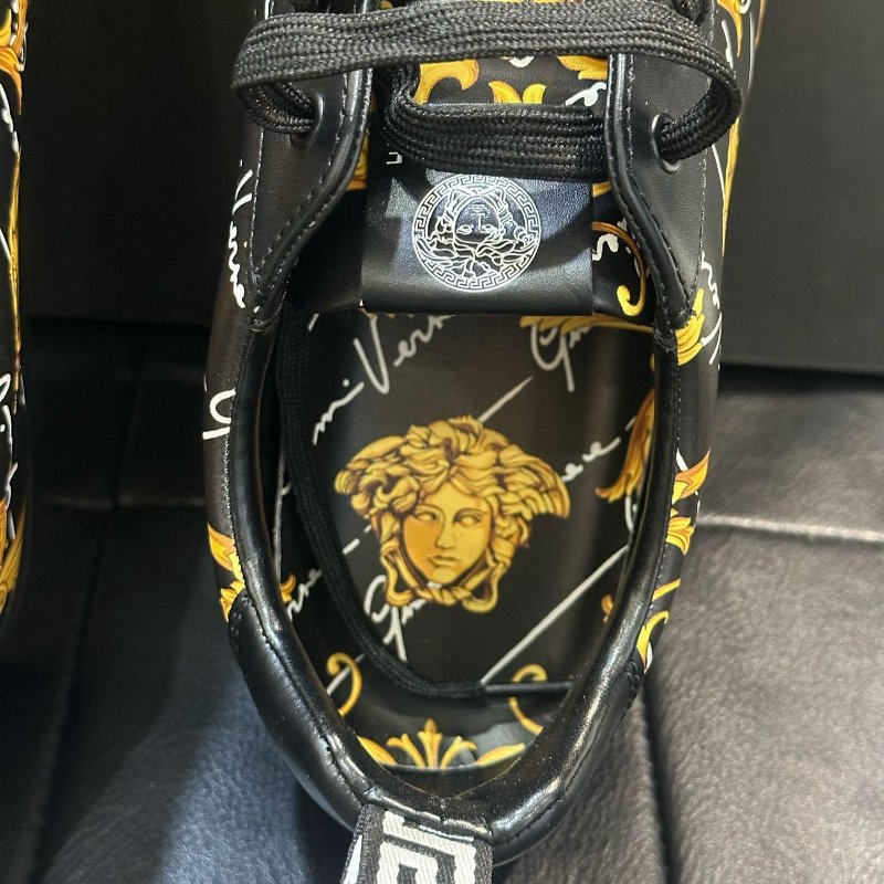 💎Han's house精品服飾💎VERSACE 凡賽斯 女神頭 巴洛克 鞋 現貨30CM-4