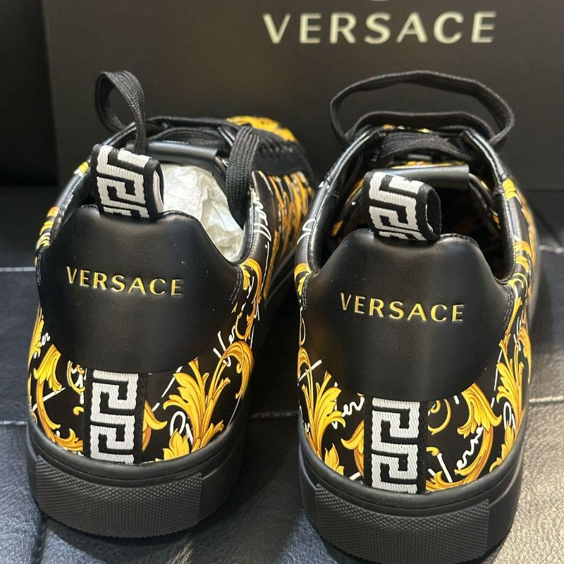 💎Han's house精品服飾💎VERSACE 凡賽斯 女神頭 巴洛克 鞋 現貨30CM-6