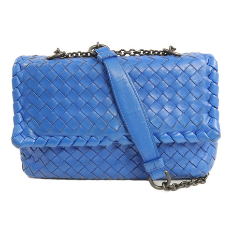 BOTTEGA VENETA 織紋皮革Chain Shoulder鏈帶肩背袋