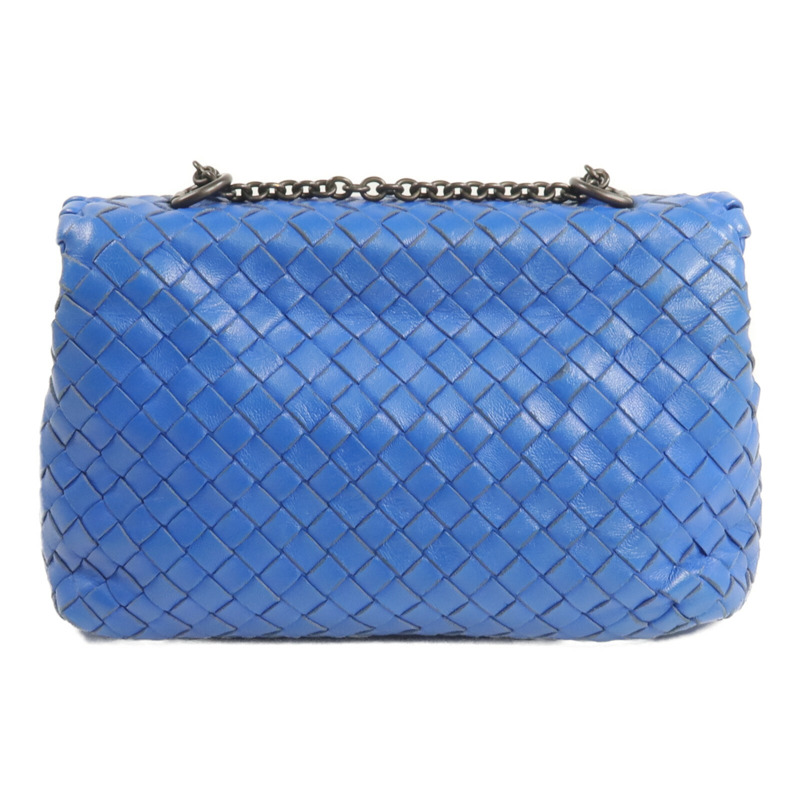 BOTTEGA VENETA 織紋皮革Chain Shoulder鏈帶肩背袋-1