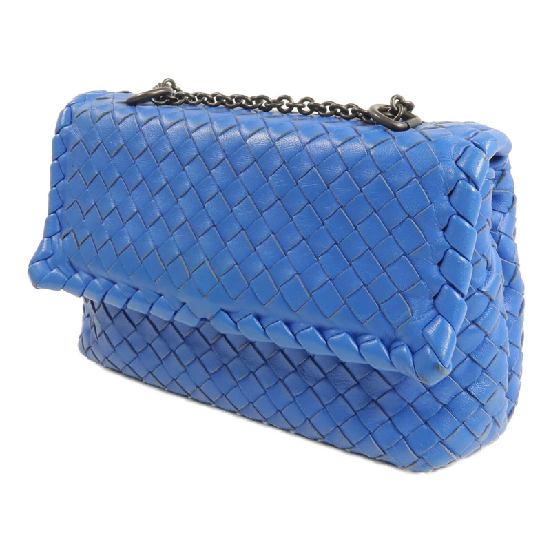 BOTTEGA VENETA 織紋皮革Chain Shoulder鏈帶肩背袋-2