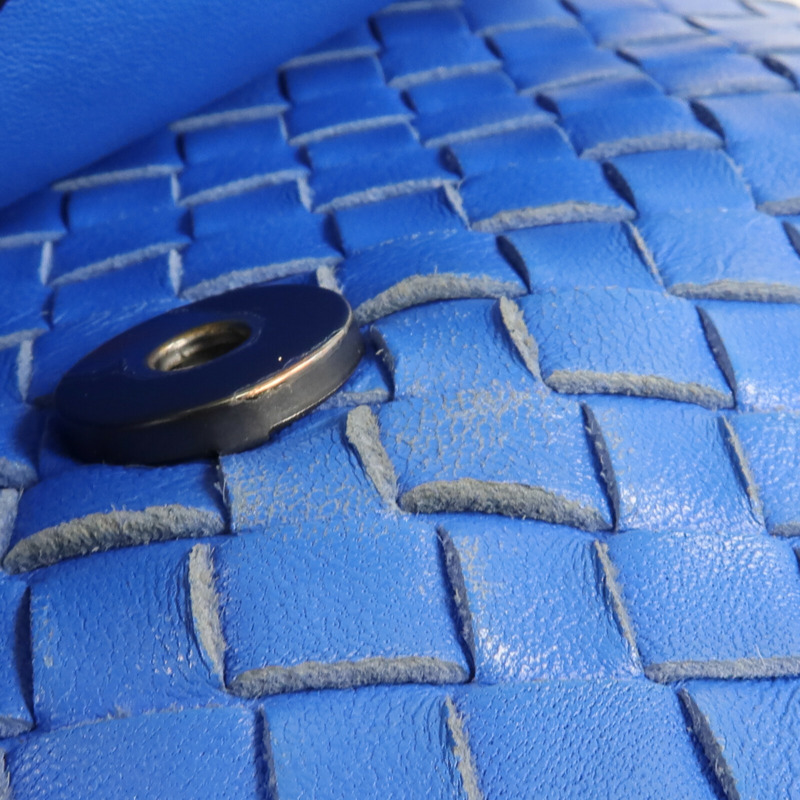 BOTTEGA VENETA 織紋皮革Chain Shoulder鏈帶肩背袋-12