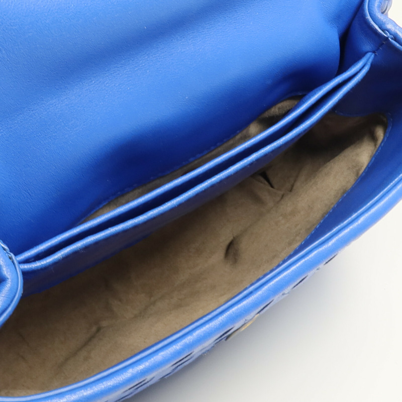 BOTTEGA VENETA 織紋皮革Chain Shoulder鏈帶肩背袋-13