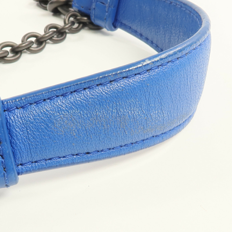 BOTTEGA VENETA 織紋皮革Chain Shoulder鏈帶肩背袋-20