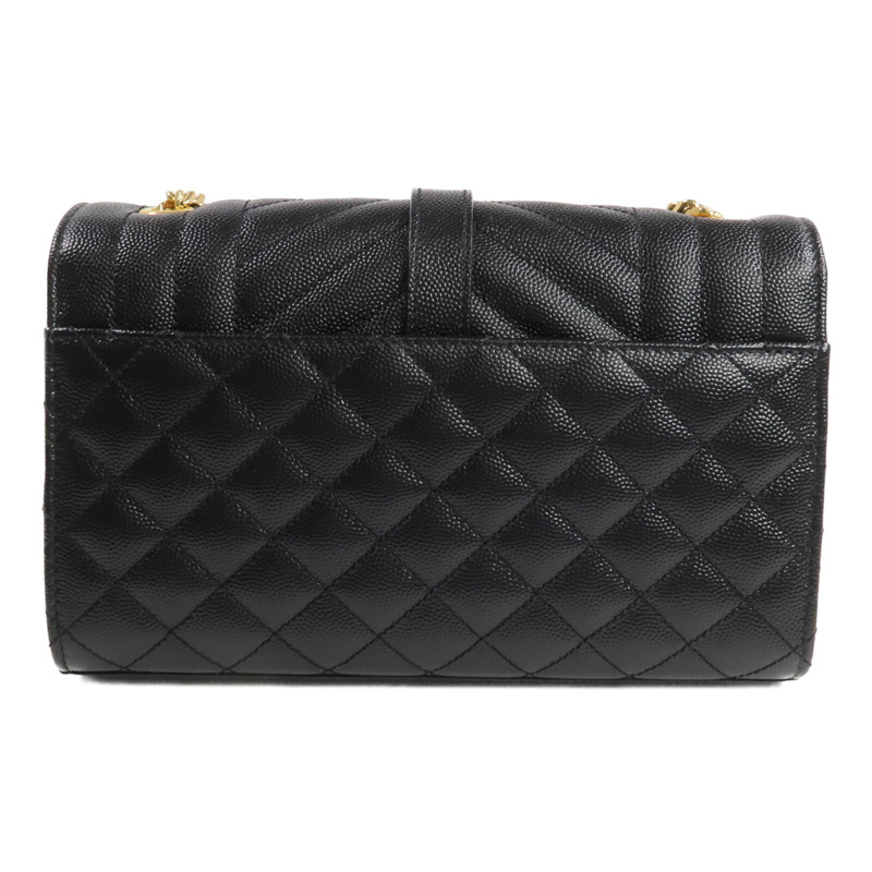 SAINT LAURENT 牛皮皮革Envelope Small Bag金扣鏈帶肩背袋-1