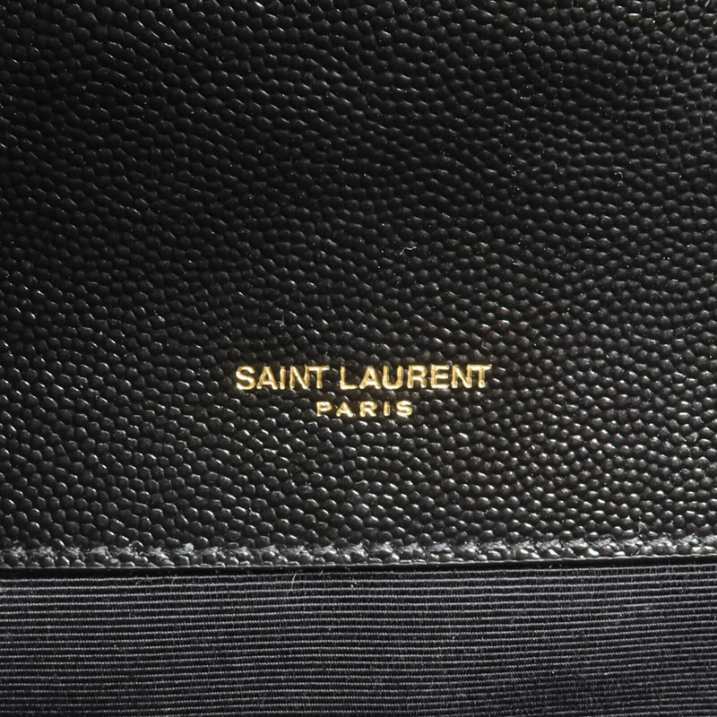 SAINT LAURENT 牛皮皮革Envelope Small Bag金扣鏈帶肩背袋-13