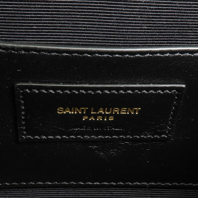 SAINT LAURENT 牛皮皮革Envelope Small Bag金扣鏈帶肩背袋-14