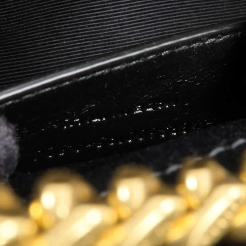 SAINT LAURENT 牛皮皮革Envelope Small Bag金扣鏈帶肩背袋-15