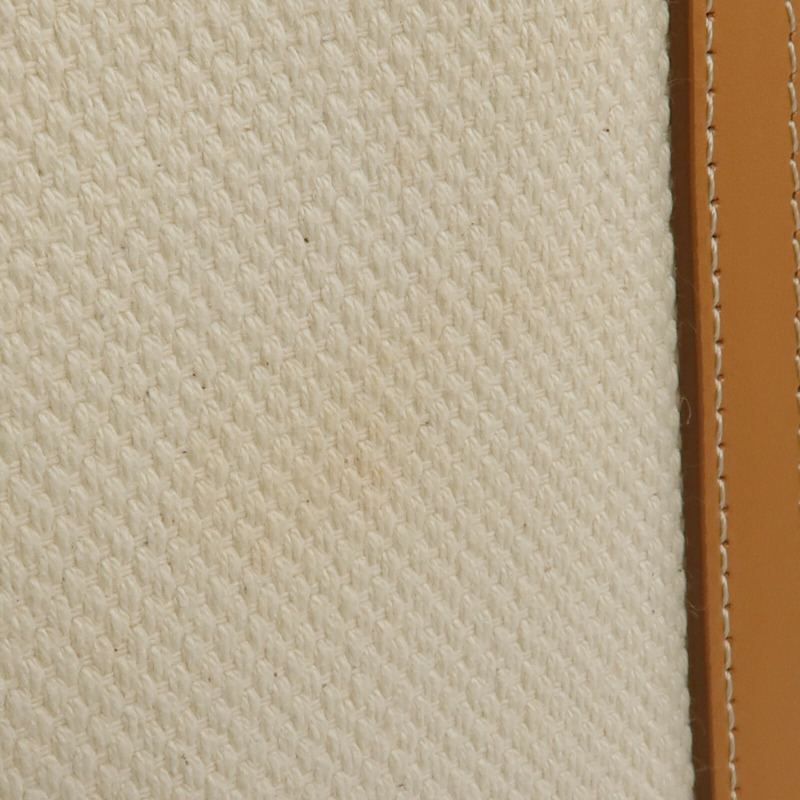 CELINE 帆布/牛皮皮革Mini Cabas Vertical金扣手挽肩背兩用袋-9