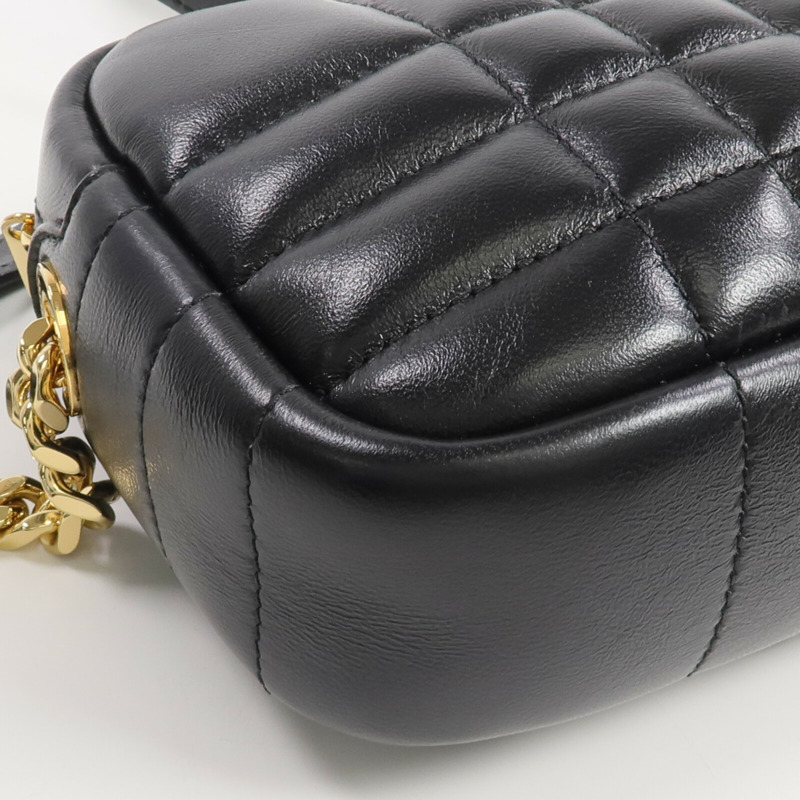 BURBERRY 牛皮皮革Lola金扣肩背袋-6