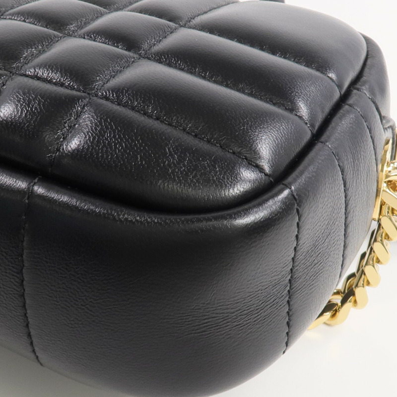 BURBERRY 牛皮皮革Lola金扣肩背袋-7