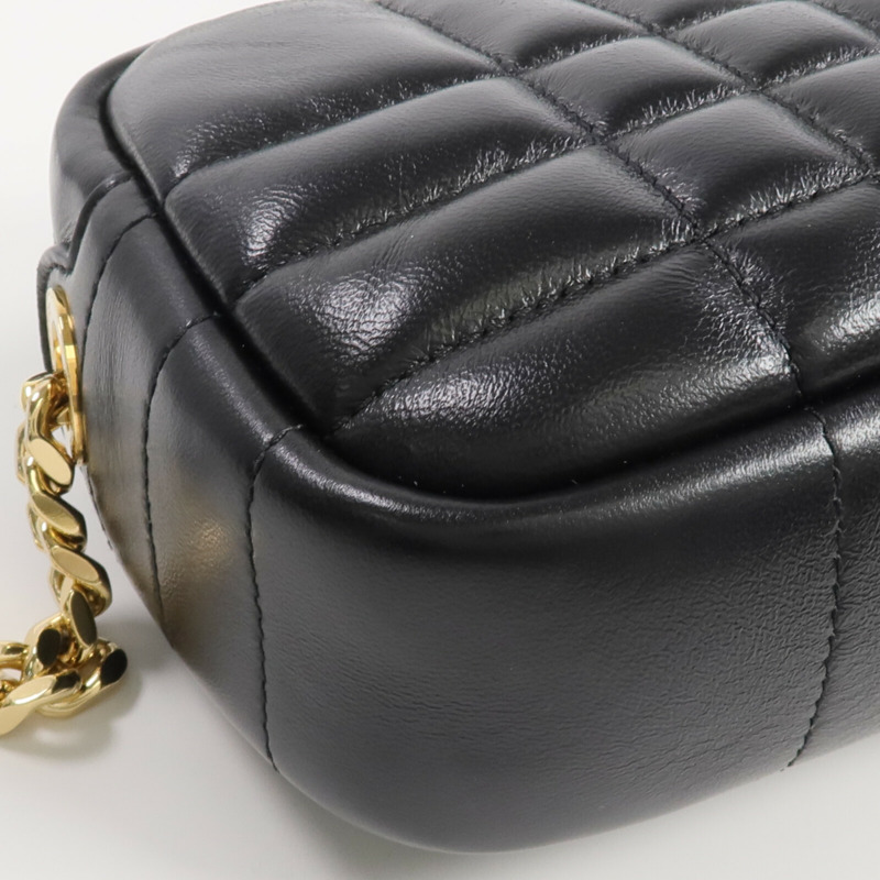 BURBERRY 牛皮皮革Lola金扣肩背袋-8