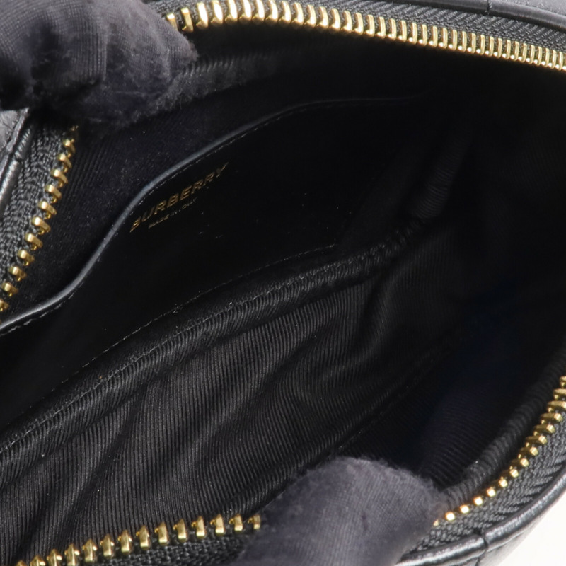 BURBERRY 牛皮皮革Lola金扣肩背袋-12