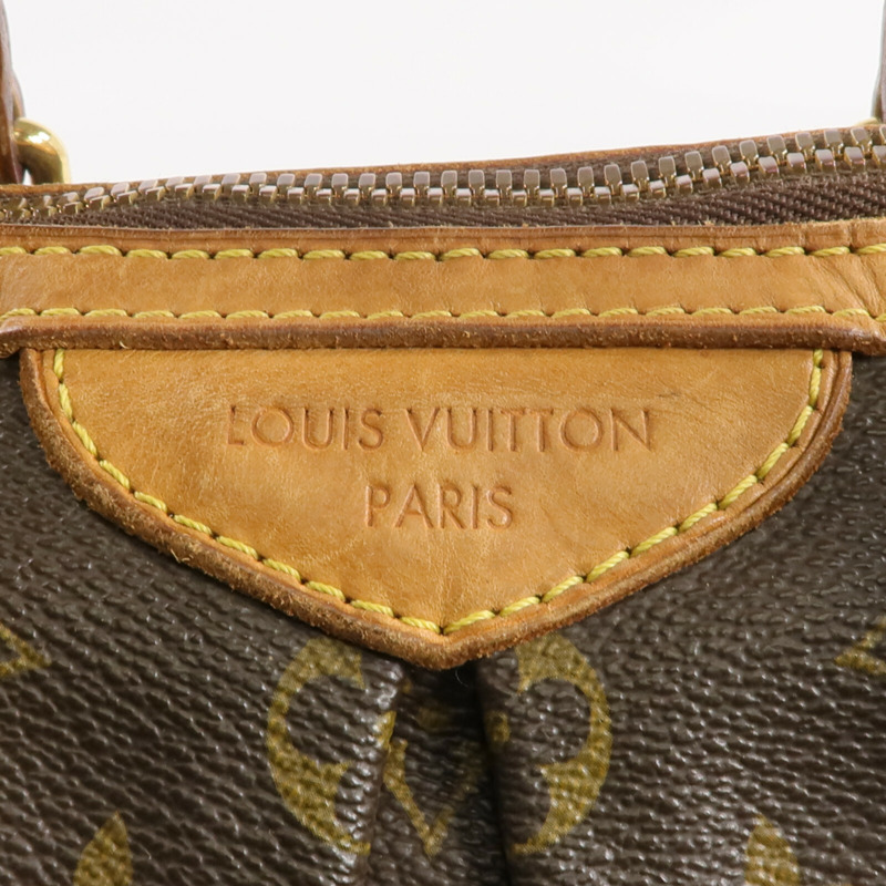 LOUIS VUITTON Monogram Palermo PM金扣手挽肩背兩用袋棕色-8
