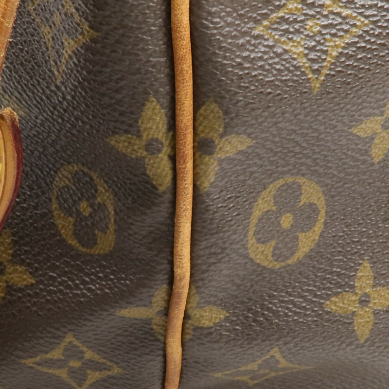 LOUIS VUITTON Monogram Palermo PM金扣手挽肩背兩用袋棕色-11