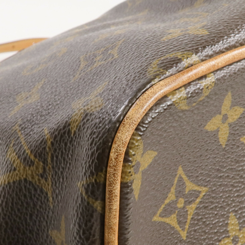 LOUIS VUITTON Monogram Palermo PM金扣手挽肩背兩用袋棕色-13