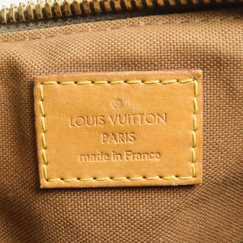 LOUIS VUITTON Monogram Palermo PM金扣手挽肩背兩用袋棕色-19