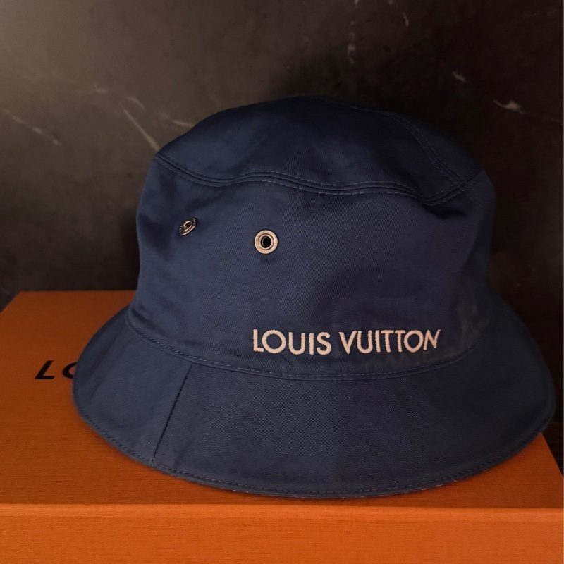 甜售九五新LV單寧牛仔漁夫帽-2