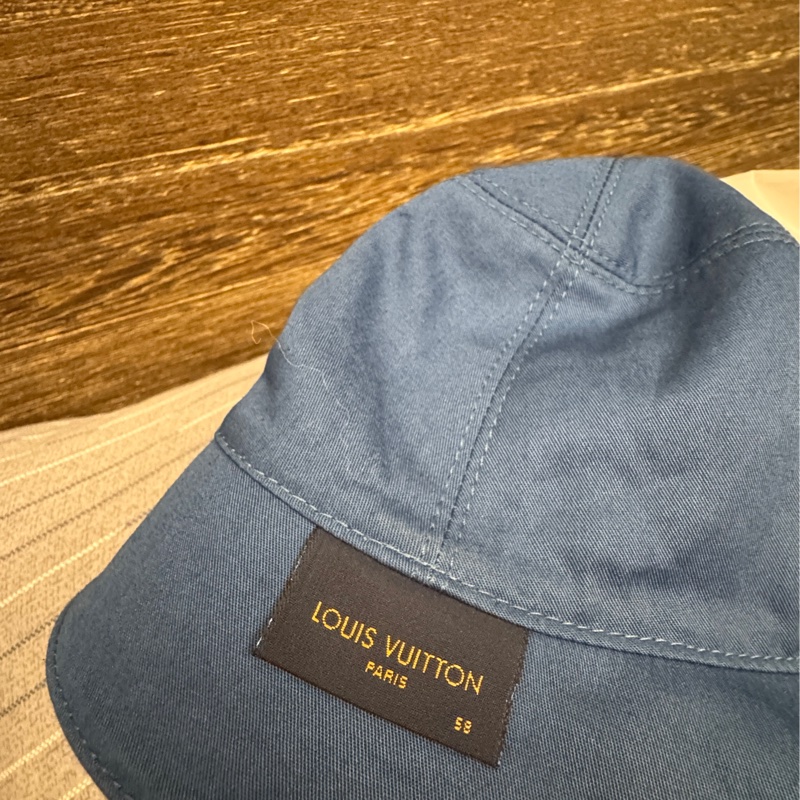 甜售九五新LV單寧牛仔漁夫帽-4