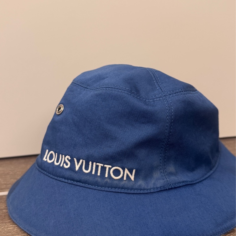 甜售九五新LV單寧牛仔漁夫帽-15