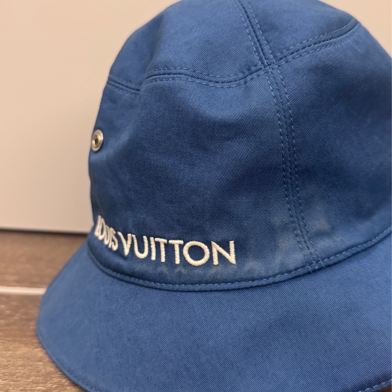 甜售九五新LV單寧牛仔漁夫帽-16