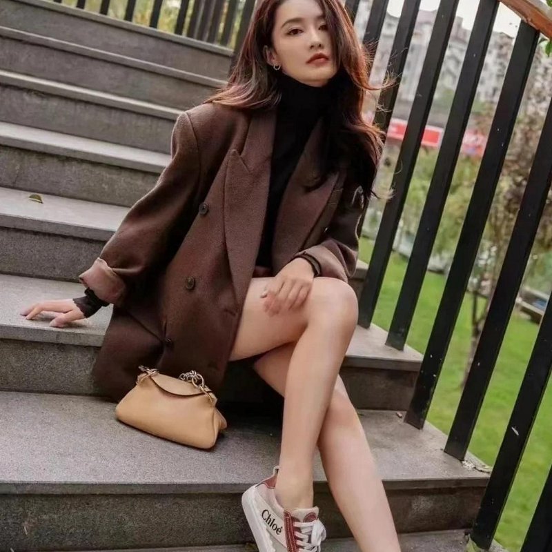 💎Han's house精品服飾💎CHLOE 克洛伊 C織帶 鞋 現貨 35-2