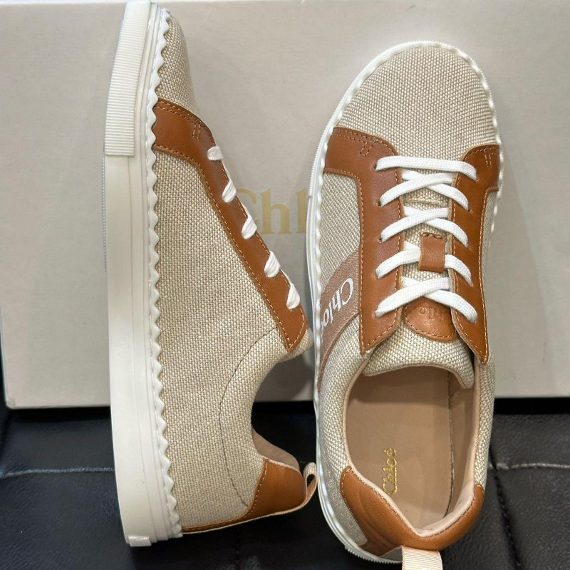 💎Han's house精品服飾💎CHLOE 克洛伊 C織帶 鞋 現貨 35-3