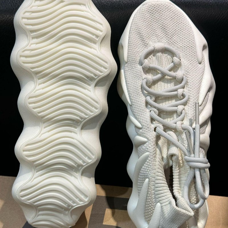 💎Han's house精品服飾💎ADIDAS愛迪達 YEEZY 450 CLOUD WHITE水餃 襪套 慢跑鞋 H68038 現貨 UK9 10-3