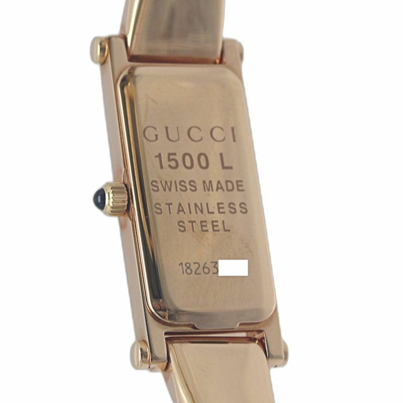 GUCCI 手環腕錶 YA015559 1500L 女士不鏽鋼 130500-7