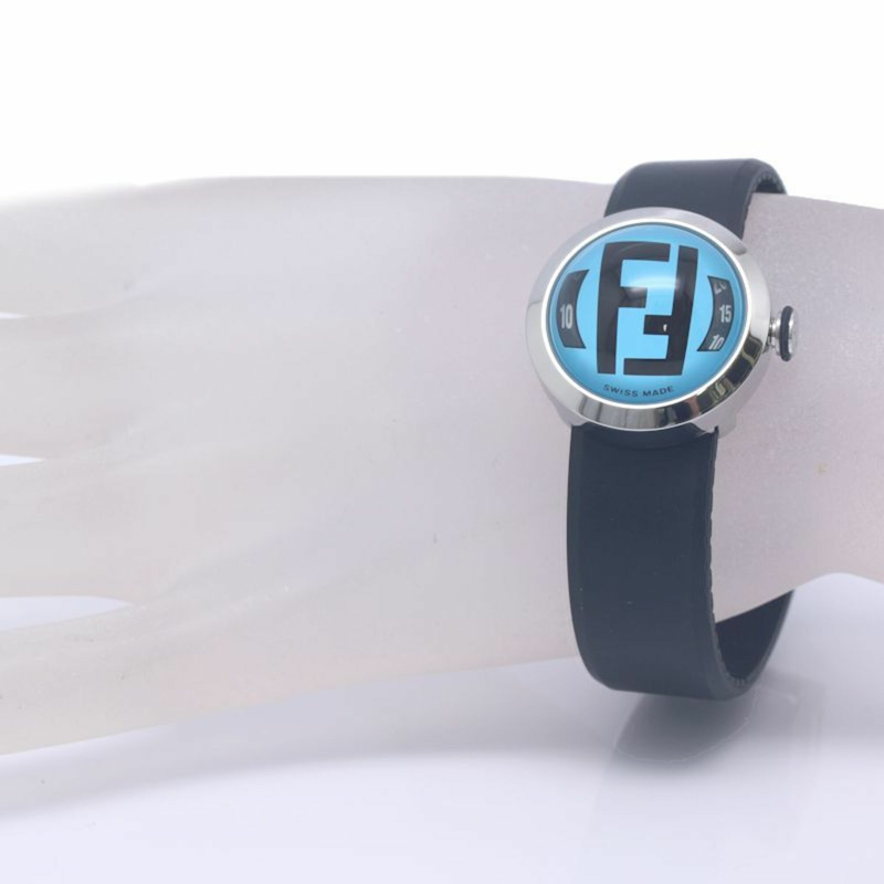 FENDI Bousla F801231 8010L 女士腕錶,不鏽鋼 x 橡膠錶帶,130504-2